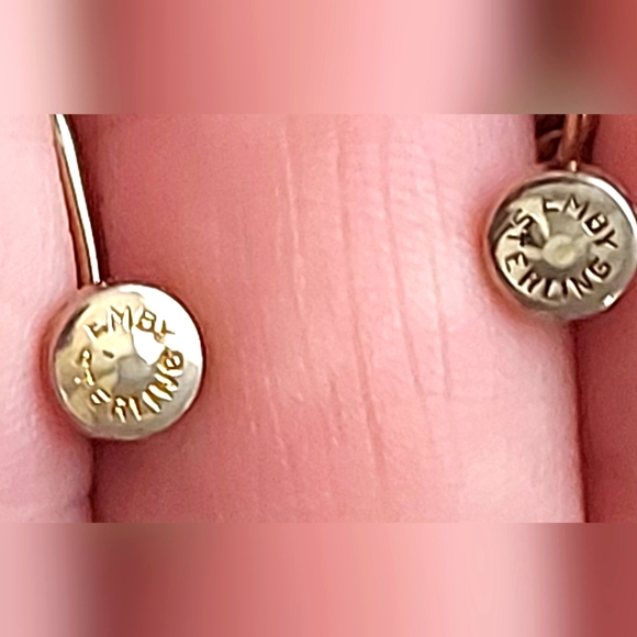 Emby Brooch and Earrings, 40's Brooch and Earring Set, Gold Over Sterling Silver - Picture 5 of 9